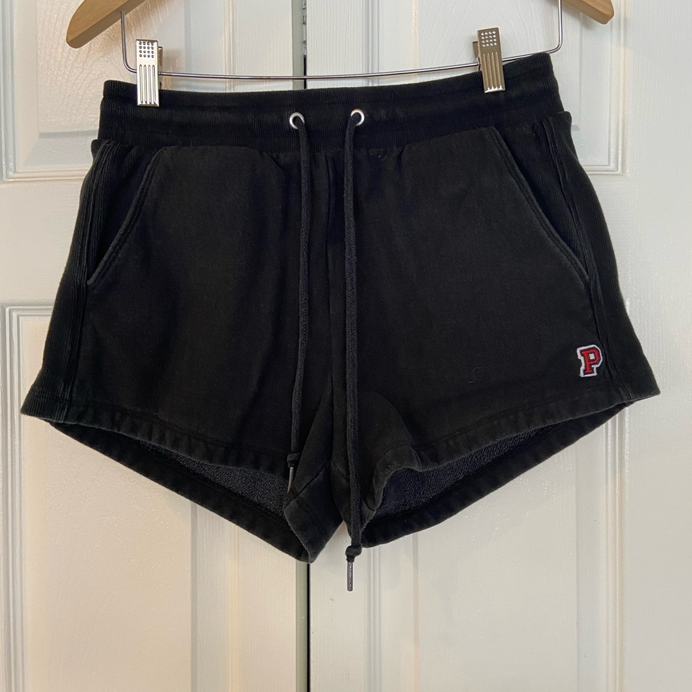 PINK Victoria's Secret Black Sweat Shorts